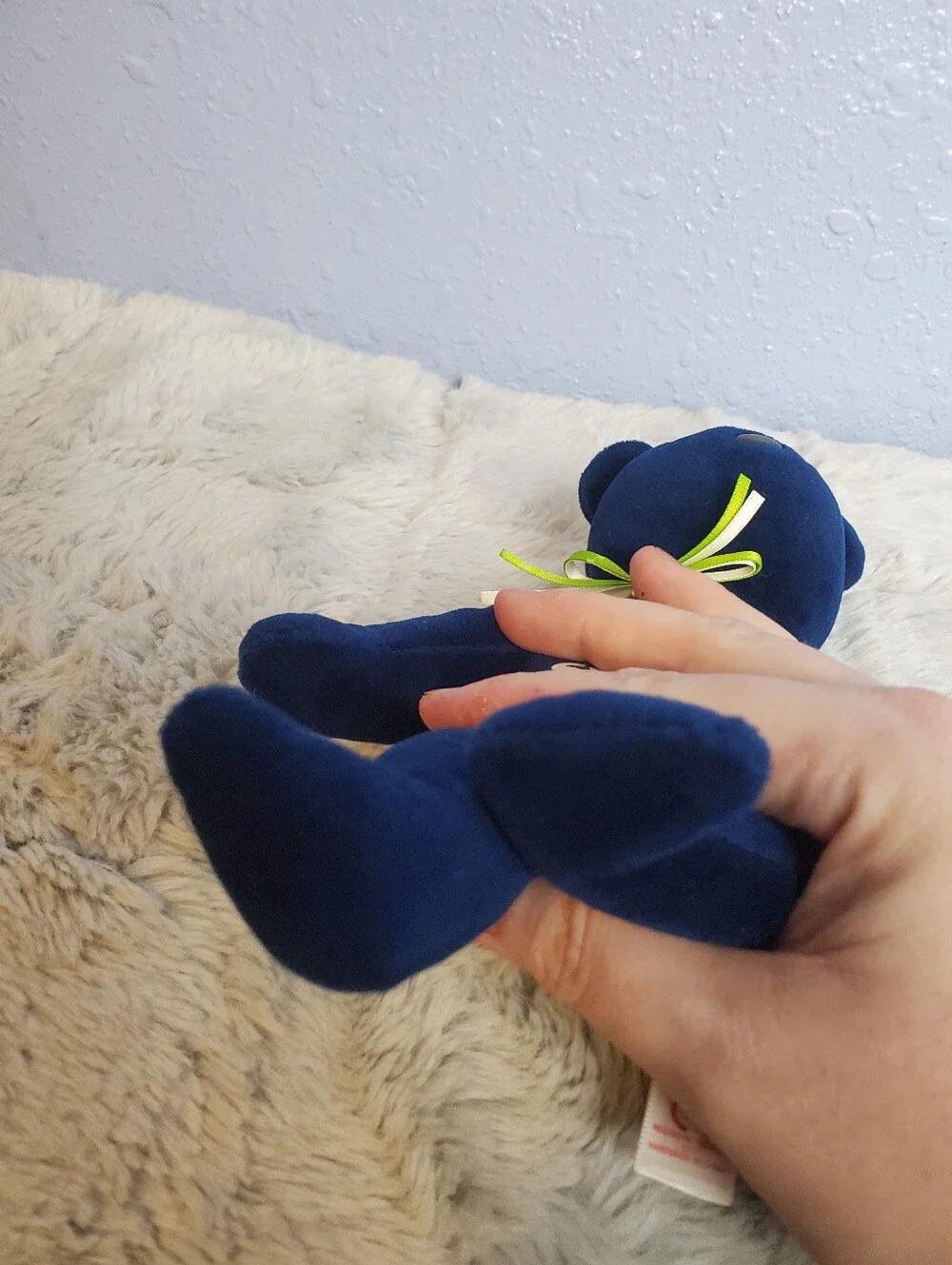 Ty Beanie Baby NFL Football Bear Plush Seattle Seahawks 8